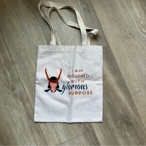 Canvas Tote Bag with Loki Print